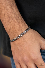Load image into Gallery viewer, Paparazzi "Roll Call" Black Mens Bracelet Unisex Paparazzi Jewelry

