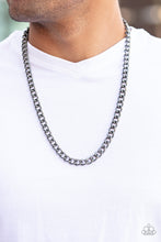 Load image into Gallery viewer, Paparazzi VINTAGE VAULT "Full Court" Silver Mens Necklace Paparazzi Jewelry
