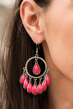 Load image into Gallery viewer, Paparazzi Fiesta Flamboyance - Pink Earrings
