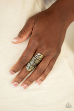 Load image into Gallery viewer, Paparazzi Guru Grunge - Brass Ring
