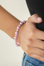 Load image into Gallery viewer, Paparazzi Powder and Pearls - Purple Bracelet
