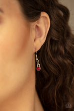 Load image into Gallery viewer, Paparazzi Cupid Charm - Red Necklace
