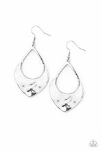 Load image into Gallery viewer, Paparazzi "Dig Your Heels In" Silver Earrings Paparazzi Jewelry
