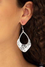 Load image into Gallery viewer, Paparazzi "Dig Your Heels In" Silver Earrings Paparazzi Jewelry
