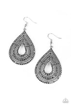 Load image into Gallery viewer, Paparazzi "5th Avenue Attraction" Silver Earrings Paparazzi Jewelry
