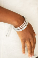 Load image into Gallery viewer, Paparazzi Glitter-tastic! - Silver Bracelet
