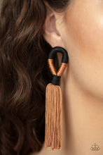 Load image into Gallery viewer, Paparazzi Moroccan Mambo - Brown Earrings
