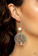Load image into Gallery viewer, Paparazzi Bountiful Branches - White Earrings
