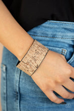 Load image into Gallery viewer, Paparazzi "Cork Couture" Brown Bracelet Paparazzi Jewelry
