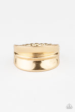 Load image into Gallery viewer, Paparazzi "Band Together" Gold Ring Paparazzi Jewelry
