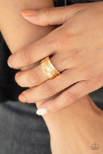 Load image into Gallery viewer, Paparazzi "Band Together" Gold Ring Paparazzi Jewelry
