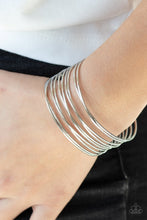 Load image into Gallery viewer, Paparazzi HAUTE Wired - Silver Bracelet
