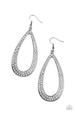 Load image into Gallery viewer, Paparazzi "Diamond Distraction" Black Earrings Paparazzi Jewelry
