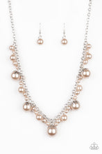 Load image into Gallery viewer, Paparazzi Uptown Pearls - Brown Necklace
