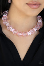 Load image into Gallery viewer, Paparazzi Necklace ~ Bubbly Beauty - Pink
