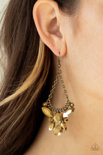 Load image into Gallery viewer, Paparazzi Bling Bouquets - Brass Earrings
