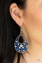 Load image into Gallery viewer, Paparazzi Dewy Dazzle - Blue Earrings
