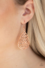 Load image into Gallery viewer, Paparazzi Divine Vine - Copper Earrings
