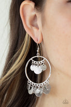 Load image into Gallery viewer, Paparazzi All-CHIME High - Silver Earrings
