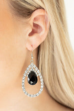 Load image into Gallery viewer, Paparazzi Trendsetting Twinkle - Black Earrings
