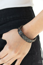 Load image into Gallery viewer, Paparazzi Rugged Rancher - Black Bracelet
