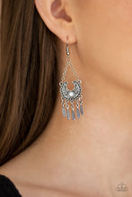 Load image into Gallery viewer, Paparazzi Fabulously Feathered - White Earrings
