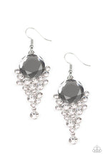 Load image into Gallery viewer, Paparazzi VINTAGE VAULT "Elegantly Effervescent" Silver Earrings Paparazzi Jewelry

