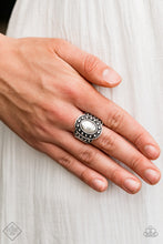 Load image into Gallery viewer, Paparazzi "Stacked Stunner" FASHION FIX Silver Ring Paparazzi Jewelry
