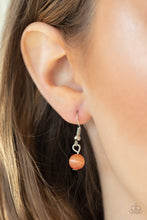 Load image into Gallery viewer, Paparazzi "Serene Serendipity" Orange Necklace &amp; Earring Set Paparazzi Jewelry
