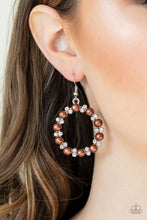 Load image into Gallery viewer, Paparazzi ♥ Symphony Sparkle - Brown ♥ Earrings
