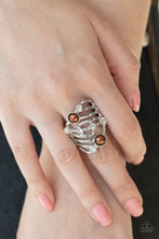 Load image into Gallery viewer, Paparazzi Dancing Diamonds - Brown Ring
