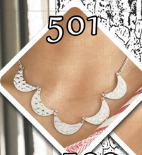 Load image into Gallery viewer, Paparazzi "Lunar Lights" FASHION FIX Silver Necklace &amp; Earring Set Paparazzi Jewelry
