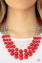 Load image into Gallery viewer, Paparazzi A La Vogue - Red Necklace
