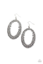 Load image into Gallery viewer, Paparazzi VINTAGE VAULT "Radical Razzle" White Earrings Paparazzi Jewelry
