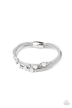 Load image into Gallery viewer, Paparazzi "Cut The Cord" Silver Bracelet Paparazzi Jewelry
