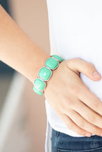Load image into Gallery viewer, Paparazzi VINTAGE VAULT "Vivacious Volume" Green Bracelet Paparazzi Jewelry
