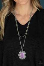 Load image into Gallery viewer, Paparazzi Endlessly Enchanted - Purple  Necklace
