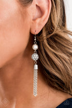 Load image into Gallery viewer, Paparazzi Going DIOR to DIOR - White  Earrings

