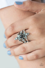 Load image into Gallery viewer, Paparazzi Fleur de Fancy - Black Ring
