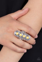 Load image into Gallery viewer, Paparazzi Terra Trinket - Yellow Ring
