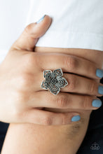 Load image into Gallery viewer, Paparazzi Full Bloom Fancy - Silver Ring
