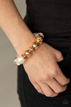 Load image into Gallery viewer, Paparazzi "Big League Luster" Gold Bracelet Paparazzi Jewelry
