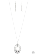 Load image into Gallery viewer, Paparazzi "Dizzying Decor" Silver Necklace &amp; Earring Set Paparazzi Jewelry

