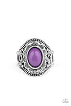 Load image into Gallery viewer, Paparazzi VINTAGE VAULT "Garden Tranquility" Purple Ring Paparazzi Jewelry
