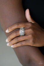 Load image into Gallery viewer, Paparazzi "Pick Up The Pieces" Silver Ring Paparazzi Jewelry
