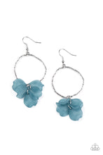 Load image into Gallery viewer, Paparazzi "Petals On The Floor" Blue Earrings Paparazzi Jewelry
