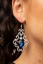Load image into Gallery viewer, Paparazzi "Happily Ever AFTERGLOW" Blue Earrings Paparazzi Jewelry
