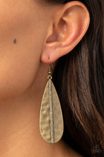 Load image into Gallery viewer, Paparazzi On The Up and UPSCALE - Brass Earrings
