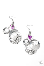 Load image into Gallery viewer, Paparazzi VINTAGE VAULT "Wanderlust Garden" Purple Earrings Paparazzi Jewelry
