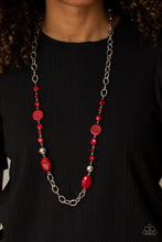 Load image into Gallery viewer, Paparazzi When I GLOW Up - Red Necklace
